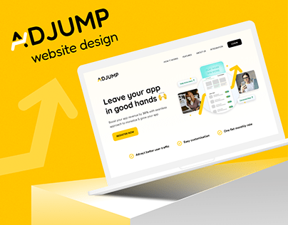 Adjump Website Design