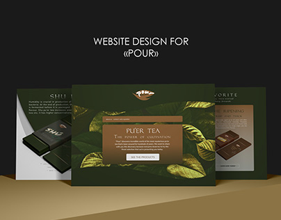 Website design for pu'er teas