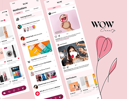 Project thumbnail - Wow Beauty Mobile App