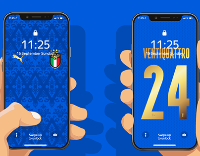 2021/22 Puma Italy National Team Phone Wallpaper
