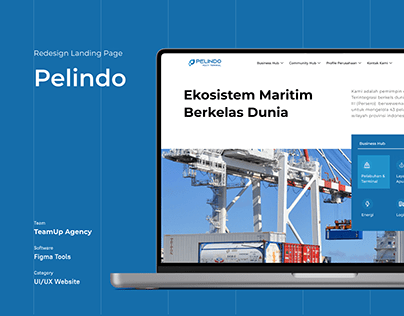 PT Pelindo - Landing Page Redesign