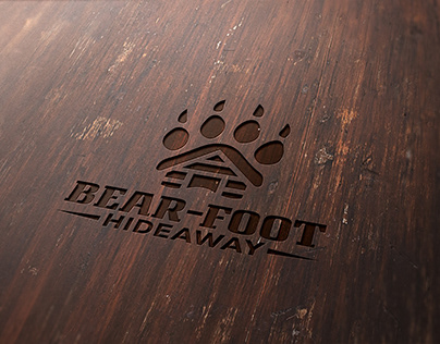 Bear-Foot Hideaway | Logo Design