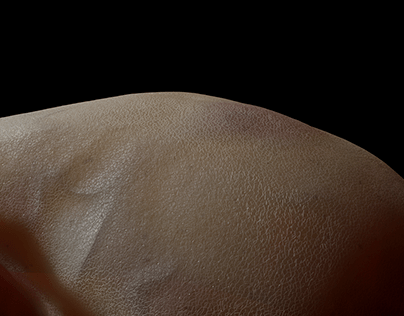 Procedural skin with bruises and veins