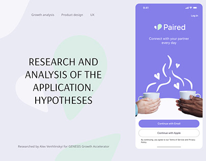 Paired App. Analysis. Hypotheses