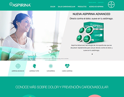 Aspirina Advanced / Web Design