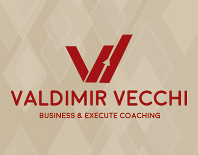 Logo e Cartão de Visita - Valdimir Vecchi - Coach