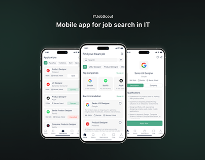 ITJobScout — Mobile app for job search in IT