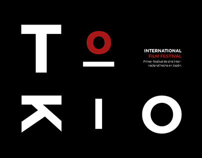 Tokio - TIFF | Desplegable tipográfico