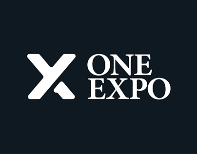 oneexpo logo & brand design