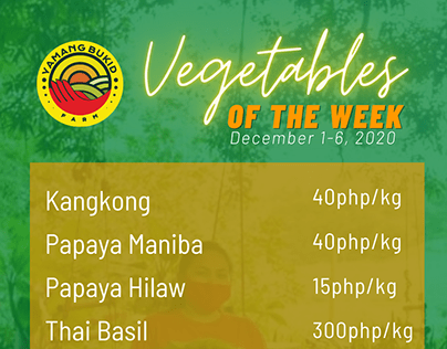 Vegetables of the Week