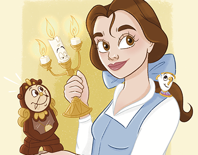 Belle and her sidekicks - Fanart