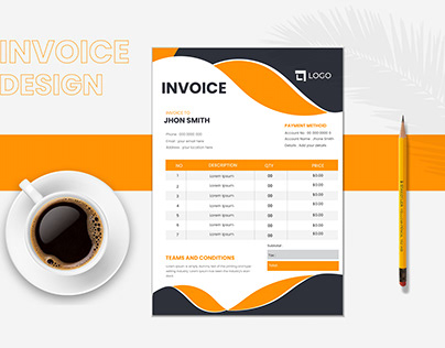 Simple invoice design
