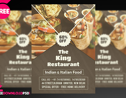 Restaurant Flyer + Social Media Post
