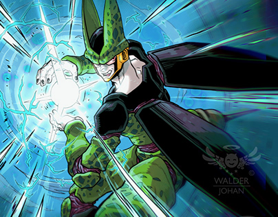 Dragon ball Z_Perfect Cell illustration