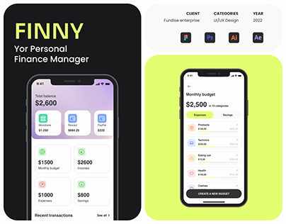Personal finance manager | UI & UX Design