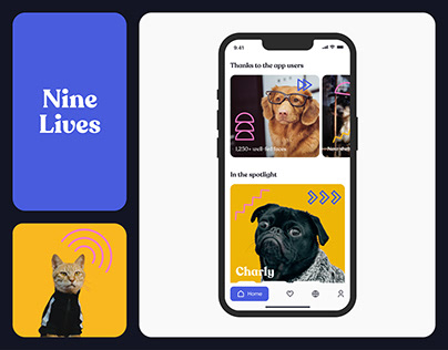 Nine Lives — Charity app concept