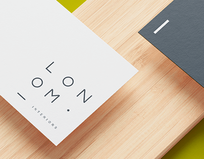 Lonom Interiors - Logo & Business Card design