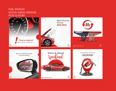 Fuel Station Socia Media Designs