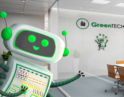 Brand character design for GreenTECH company