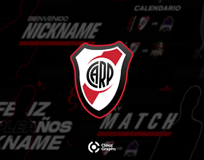 River Plate Gaming | Propuesta linea gráfica