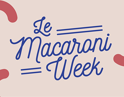 Le macaroni week - Motion design