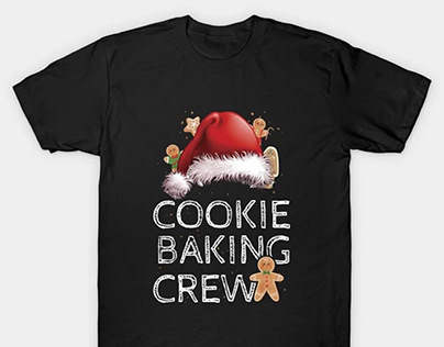 Cookie Baking Crew Christmas T-Shirt