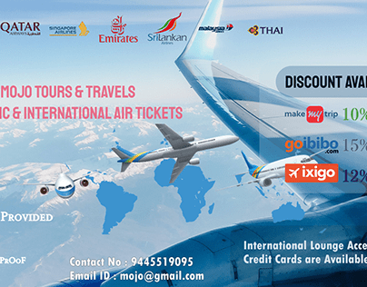 Flight Booking With Lounge Access Cards