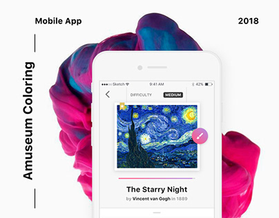 Amuseum Coloring – Mobile App For Coloring Famous Art