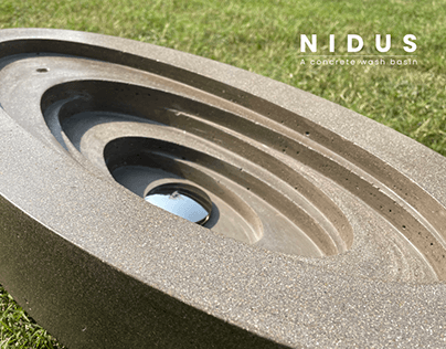 NIDUS (Wash basin made out of Cement)