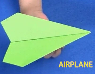 Fold paper plane so easily
