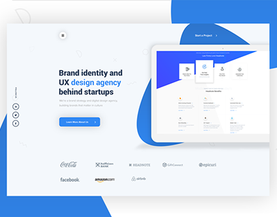 Brand Identity and UX Design Agency - Web Design