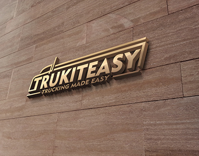 Truk it easy logo mockup