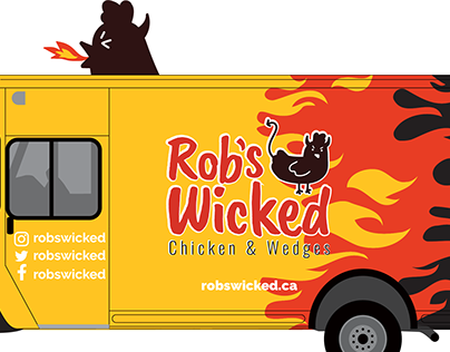 FOOD TRUCK & REBRAND | Rob's Wicked Chicken & Wedges