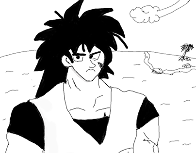 Broly the disciple of Goku