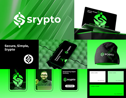 Crypto, Finance, Cryptocurrency, Logo & Branding Design