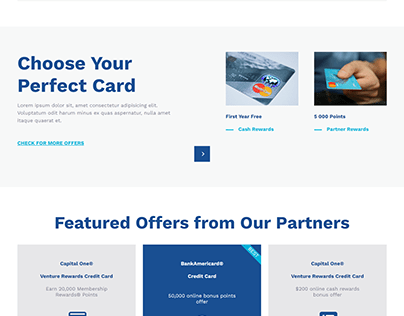 HTML/CSS web page for a bank
