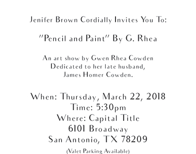 Art Show Invitation
