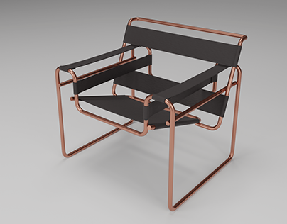 Modelo 3D da Wassily Chair