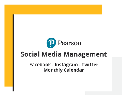 Pearson Pakistan - Social Media Management