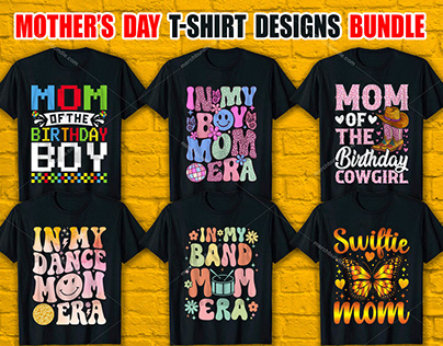 Mother's Day T Shirt Design Bundle