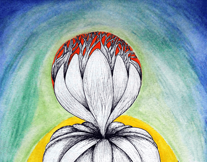 Bloom, watercolor and ink (2012)