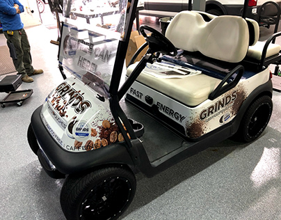 Grinds Golf Cart Graphics