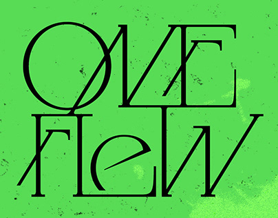 ONE FLEW - Custom Lettering Typography