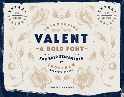 Valent - Bold Serif Font