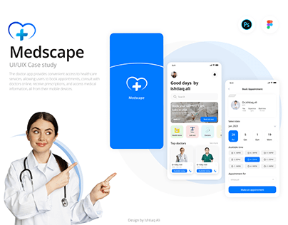 Doctor Appointment App UI/UX Case Study