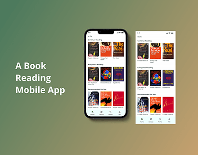Book Reading App UI