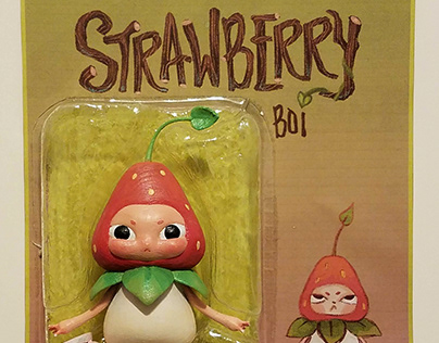Strawberry Boi - Toy Design