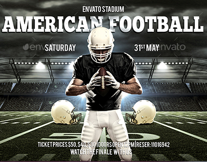 American Football flyer /AMF/