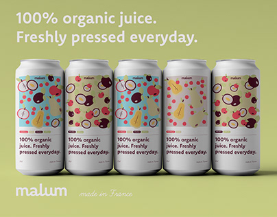 Malum | Organic juice branding