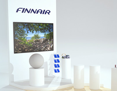 Finnair booth